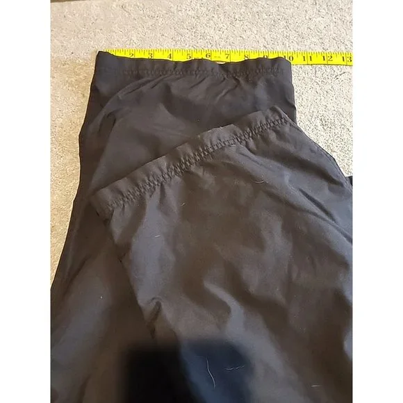 Nike Cargo Pants Mens L Mesh Lined Black Tag Red Swoosh Blue Swoosh Leg Y2k Vntg